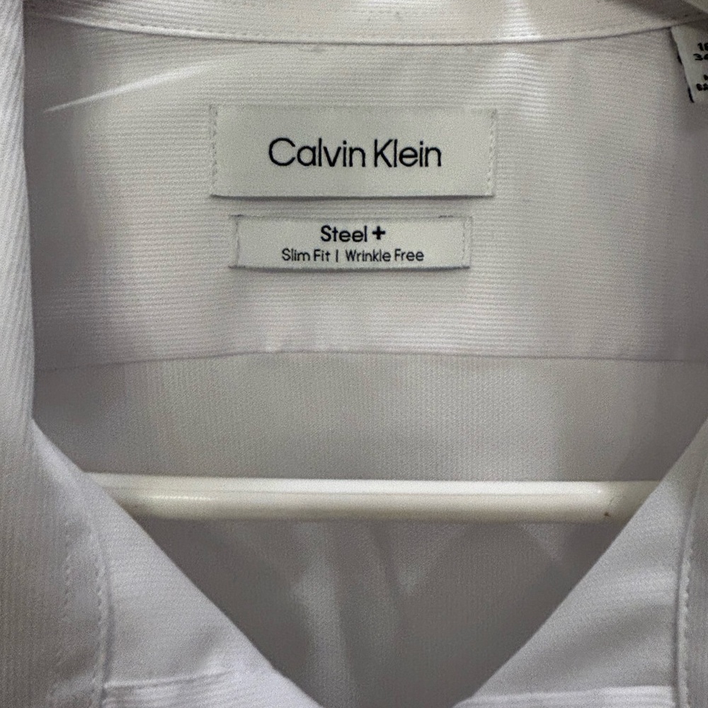 Calvin Klein Men's White Slim Fit Shirt - NWT